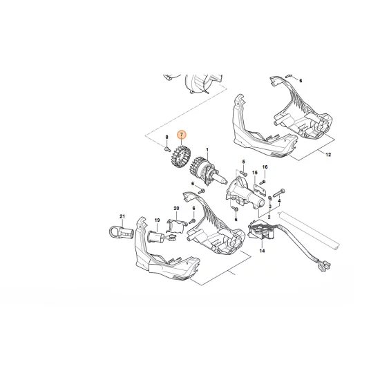 STIHL   Koło łopatkowe wentylatora 4867 607 3000